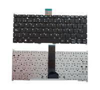 LIZHAOZ Teclado US RU SP AR JP para Acer para Aspire V5-122 132 V3-371 ES1-111 111M 311 331 131 R3-131T(SP Black)