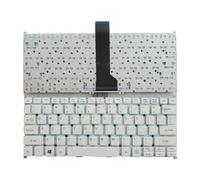 LIZHAOZ Teclado US RU SP AR JP para Acer para Aspire V5-122 132 V3-371 ES1-111 111M 311 331 131 R3-131T(US White)