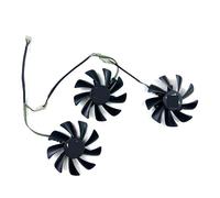 LIZHAOZ Ventilador de refrigeración 4 Pines T129215BU para GPU RX5700 XT Powercolor, Compatible con Tarjetas gráficas Red Devil 8 GB