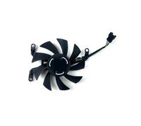 LIZHAOZ Ventilador de refrigeración 75 mm y 4 Pines T128015SM para GPU RX6650XT, Compatible con XFX, AMD Radeon RX 6650XT OC V2 RX6600 XT(1pcs)