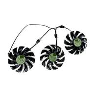 LIZHAOZ Ventilador de refrigeración 95 mm y 4 Pines T129215BU para GPU, Compatible con Gigabyte, AORUS Tarjetas gráficas GTX 1080 Ti Edition 1070(Silver)