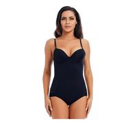 LIZHAYG Body Reductor Mujer Body de Tanga Rojo Oscuro Moldeador de Cuerpo, Bralette con Tiras, Sujetadores for Mujer, Sujetador Sexy, lencería Negra con Copa con Aros, Ropa Moldeadora(Black,L)