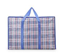 LIZHAYG Bolsas para mudanza Bolsa móvil Tejida súper Grande, Embalaje de Alta Capacidad for Ropa y Equipaje, Almacenamiento Impermeable(Blue,70 * 50 * 24)