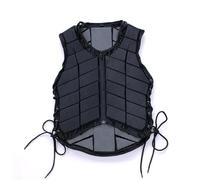 LIZHAYG Chaleco Ecuestre Chaleco Ecuestre de Seguridad for Exteriores, Acolchado de EVA, Protector Corporal, Unisex, Negro, for Adultos, Hombres, Mujeres y niños(Kid M)