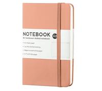LIZHAYG Libreta PequeñA Cuadernos A6, diarios pequeños, cuadernos de notas, cuadernos de bocetos, papelería, blocs de escritura, material escolar de oficina(Pink)