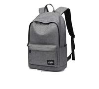 LIZHAYG Mochila Escolar Mochila versátil de 15 pulgadas, moderna, lavable, de tela Oxford, for ordenador, color negro, gris, azul y rojo, for estudiantes, for mujeres y hombres.(Grey)