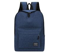 LIZHAYG Mochila Escolar Mochila versátil de 15 pulgadas, moderna, lavable, de tela Oxford, for ordenador, color negro, gris, azul y rojo, for estudiantes, for mujeres y hombres.(Blue)