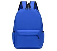 LIZHAYG Mochilas Negras Instituto Mochila escolar ligera for estudiantes de primaria y secundaria, mochila informal for clases de formación infantil de jardín de infantes.(Blue)