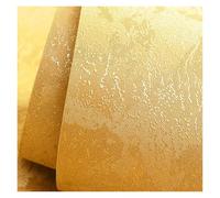 LIZHAYG Papel Pintado Pared Papel tapiz de color sólido plateado con lámina de oro for KTV, hotel, tienda de ropa, sala de estar, dormitorio, decoración de techo y pared(Color02,53cmx1m)