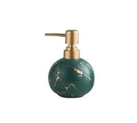 Lizhuzhuzs28 Dispensador de Jabón Dispensador de jabón Bola cerámica 300 ml con Bomba for baño, Botella Prensa for Gel Ducha Dispensador de jabón(Green)