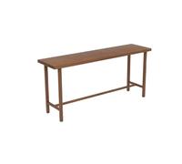 Lizhuzhuzs28 Inicio Mesa de Bar de Madera Sencilla con Marco Resistente, Rectangular, Alta, for Cocina, Comedor y Sala de Estar. Deor(Medio)