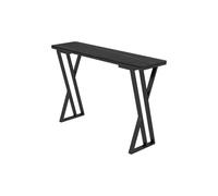 Lizhuzhuzs28 Inicio Mesa de Bar Estrecha de mármol Negro for casa, balcón, Tira Larga, partición de Sala de Estar, Mesa de Pub de Superficie Alta Deor(120 * 40 * 105cm)