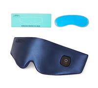 LIZICH Máscara térmica inalámbrica con peso, 2 en 1, máscara de compresión de ojos cálidos para ojos secos, compresa caliente de párpados, almohadilla térmica eléctrica para aliviar MGD, orzuelo,