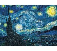 liziciti Kit de Pintura de Diamantes 5D para Adultos, Obras Maestras de Van Gogh, Bordado de Punto de Cruz con Diamantes de Imitación 30x40cm (Noche Estrellada)