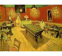 liziciti Kit de Pintura de Diamantes 5D para Adultos, Obras Maestras de Van Gogh, Bordado de Punto de Cruz con Diamantes de Imitación, 30x40cm (El Café de Noche)