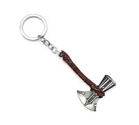 LizMatech Stormbreaker Llavero Thors Hacha Not Hammer Mjolnir Llavero Nueva Versión para 2020, Cabeza de hacha plateada, S