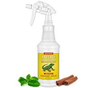 LizzAway Lizard Shoo Spray - Repelente de lagarto a base de plantas para exteriores y hogar - Disuasorio de gecko, piel y reptiles - Spray repelente de gecko para mantener a los lagartos fuera del