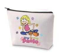 Lizzie - Bolsa de cosméticos inspirada en Sing to Me Paolo, bolsa de maquillaje con cremallera WDW, estuche de viaje para vacaciones, Paolo, No