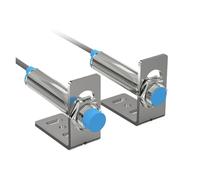 LJ08/12/18 Interruptor de proximidad Sensor inductivo NPN/PNP NO NC 24 VCC 220 VCA Cable 1,2 m Detección interruptores metal(M12 Flush,AC2-Wire NO)