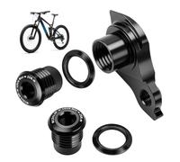 Ljaljse Pomo de palanca de cambios de aleación de aluminio para SRAM UDH y | Gancho universal CNC para desviador trasero para bicicleta de carretera MTB E-MTB, con tornillos de rosca inversa y tornillos