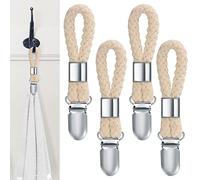 LJAPPLIED 4 Piezas Pinzas para Toallas, Clips para Paños de Cocina, Ganchos Perchas para Toallas de Té para Baño Cocina Colgar Colgando Toallas