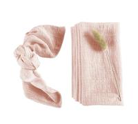 LJAYNJC Servilletas de Tela Paquete de 10 servilletas de Tela de Costura Rosa de 30x30cm, servilletas de Tela de algodón, Toallas de Mesa de Gasa, decoración de Boda(2)