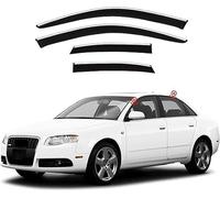 LJCXZS Coche Deflectores Viento para Audi A4 B7 2000-2008,Acrílico Deflector Lluvia Coche Deflectores Derivabrisas Deflector Aire Humo Duraderos y Robustos Accesorios Coche
