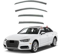 LJCXZS Coche Deflectores Viento para Audi A4 B9 2017-2024,Acrílico Deflector Lluvia Coche Deflectores Derivabrisas Deflector Aire Humo Duraderos y Robustos Accesorios Coche