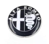 LJCXZS Insignia de Coche para Alfa Romeo Giulietta 2010-2016 2015-2020,Emblema Adhesivo Logo de Capucha Delantera Guardabarros Maletero Trasero de Coche Volante Regalos Auto Accesorios