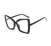 LJCZKA Gafas Luz Azul Ojo de Gato Mujer, Gafas Sin Graduar Mujer Gafas de Lectura para Ordenador Descanso