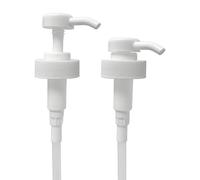 ljdeals Paquete de 2 dispensadores de bomba 38-400, a prueba de fugas, sin BPA, se adapta a recipientes de 1 y 1/2 galón con tamaño de cuello de 38 mm, jarras, tarros para jabón de manos, champú,