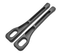LJDMNHUJA 2 Piezas Coche Asiento Huecos Relleno para VW Polo 2018-2023,Relleno Tira Tapón Espacio Evitar Que Caigan Cosas Interior Accesorios,A-Black