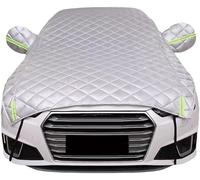 LJDMNHUJA Funda Coche Antigranizo para KIA Ceed 2009-2013,Protección Cuatro Estaciones con Tiras Reflectantes Impermeable Polvo contra Coches Cubierta,B-White