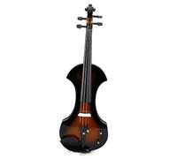 LJERFSW Set para Principiante Violín Tamaño 4/4 con Estuche Cuerdas para Arco para Principiantes Violín Eléctrico De Madera Maciza con Estuche Y Arco(B)