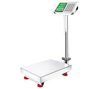 LJFDDY Balanza De Plataforma Bascula Digital Comercial Pesa Electronica 300kg A Pantalla Electrónica LCD Industrial Retroiluminada(200kg/30g)