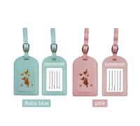 LJFEA Etiquetas de Identificación para Maletas - Set de 2 - Evita la Pérdida de tus Equipajes y Bolsas en Viajes - Diseño Duradero y Atractivo.