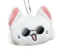 LJFIWY Gojo Satoru/Geto Suguru/Nanami Kento - Llavero de peluche con figura de gato de peluche, adornos colgantes de anime para bolsa, mochila, decoración colgante de habitación de 10 cm (gato Gojo