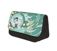 LJFIWY Xiao/Venti/HuTao/KeQing - Estuche para lápices con impresión 3D, estuche grande con doble cremallera, organizador de artículos de papelería para niños, niñas y estudiantes, Xiao, 22x7.5x13cm,