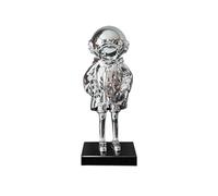 LJHFG63KUYT Estatua Modern Minimalist Luxury Abstract Figure Sculpture Resin Art Piece for Living Room,Study(Silver)