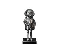 LJHFG63KUYT Estatua Modern Minimalist Luxury Abstract Figure Sculpture Resin Art Piece for Living Room,Study(Grey)