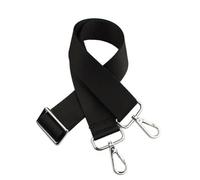 LJHFG63KUYT Handbag Correa de repuesto for bolso hombro 80-140CM for maletín, bolsos tipo bandolera, correa ajustable, accesorios for negro for mujer Crossbody(Black/silver)