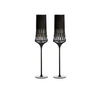 LJHFG63KUYT Juego de 2 copas de champán de cristal con patas altas, capacidad de 5 onzas para fiesta de compromiso y matrimonio