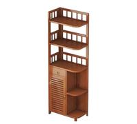 LJHFG63KUYT Librería Gabinete de Esquina, Dormitorio, gabinete Lateral de Piso a Techo for Sala de Estar, gabinete de Almacenamiento, estantería Moderna(A,Medio)