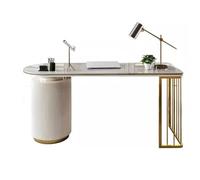 LJHFG63KUYT Moderno Escritorio de computadora Lujo Ligero, Escritorio Oficina, Escritura Minimalista Moderno, recepción y Silla for consultas para Trabajo(160 * 70 * 75cm)