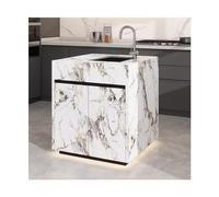 LJHFG63KUYT Mueble buffet mostrador de isla con fregadero independiente cocina abierta mesa de comedor mueble guía bar contenedor