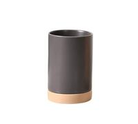 LJHFG63KUYT Porta Utensilios Soporte de cerámica for Utensilios Cocina, escurridor vajilla for encimera Soporte para Cubiertos(Grey)