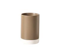 LJHFG63KUYT Porta Utensilios Soporte de cerámica for Utensilios Cocina, escurridor vajilla for encimera Soporte para Cubiertos(Bruin)
