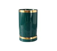 LJHFG63KUYT Porta Utensilios Soporte de cerámica for Utensilios, cucharas y Palillos, escurridor con Bandeja Drenaje Soporte para Cubiertos(Green)