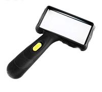 LJHJYDW 10 Times Handheld Magnifier Lamp 2 Bright Elderly Child Reading with Magnifying Glass Magnifiers Reading