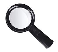 LJHJYDW 2.5X Illuminated Magnifier, Handheld Magnifying Glass with Lights for Macular Degeneration, Seniors, Loupe for Reading Books, Newspapers, Maps, Observi Fashionable